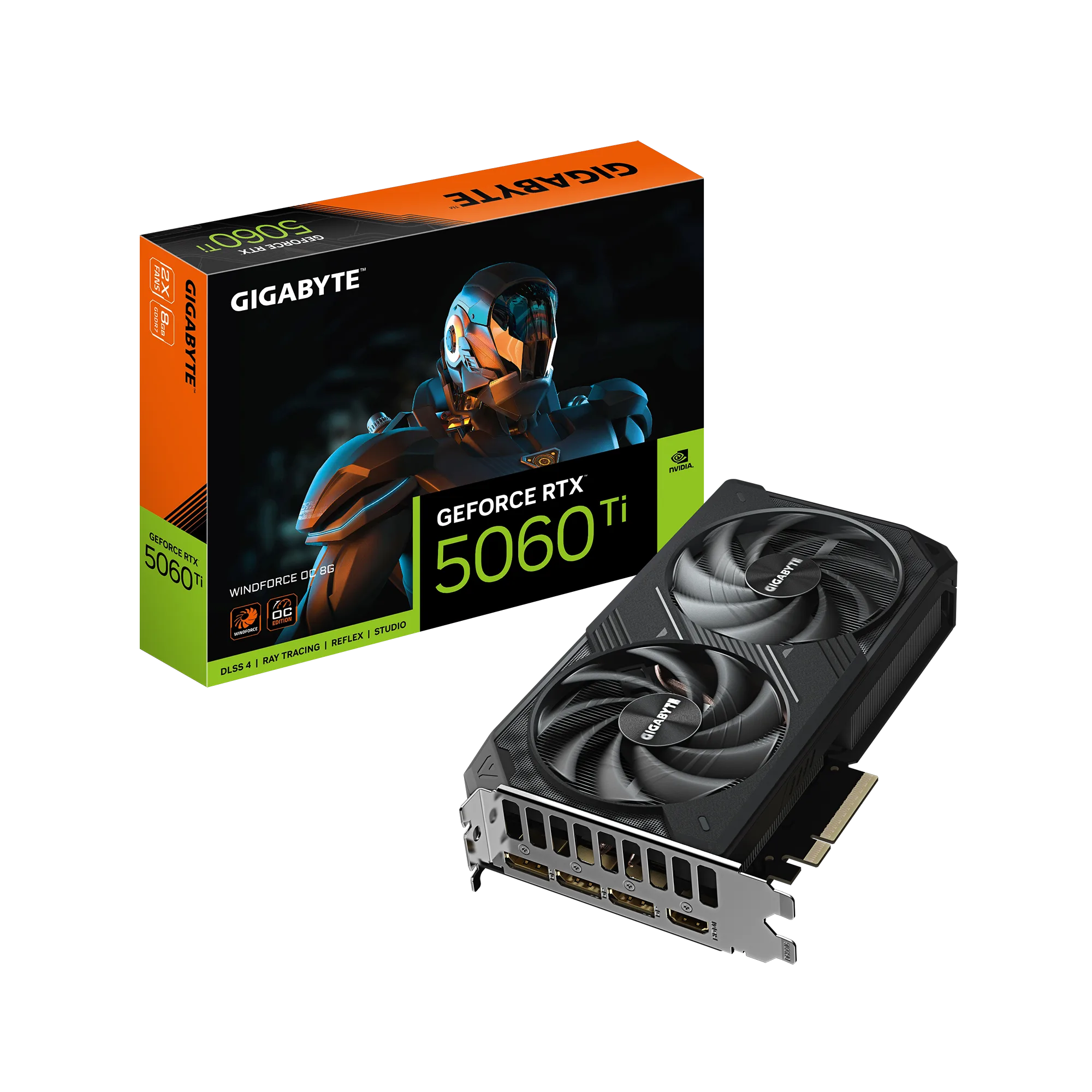 PLACA DE VIDEO 8GB RTX 5060 TI GIGABYTE WINDFORCE OC