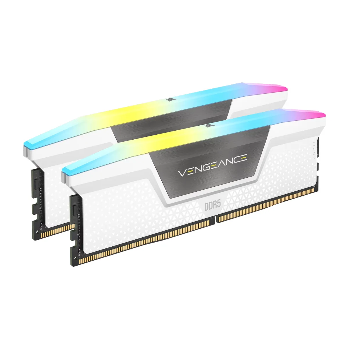 Memoria DDR5 Corsair 32Gb (2x16Gb) 6000 MHz Vengeance RGB AMD Expo & Intel XMP White CL38 (8618) — foto 3