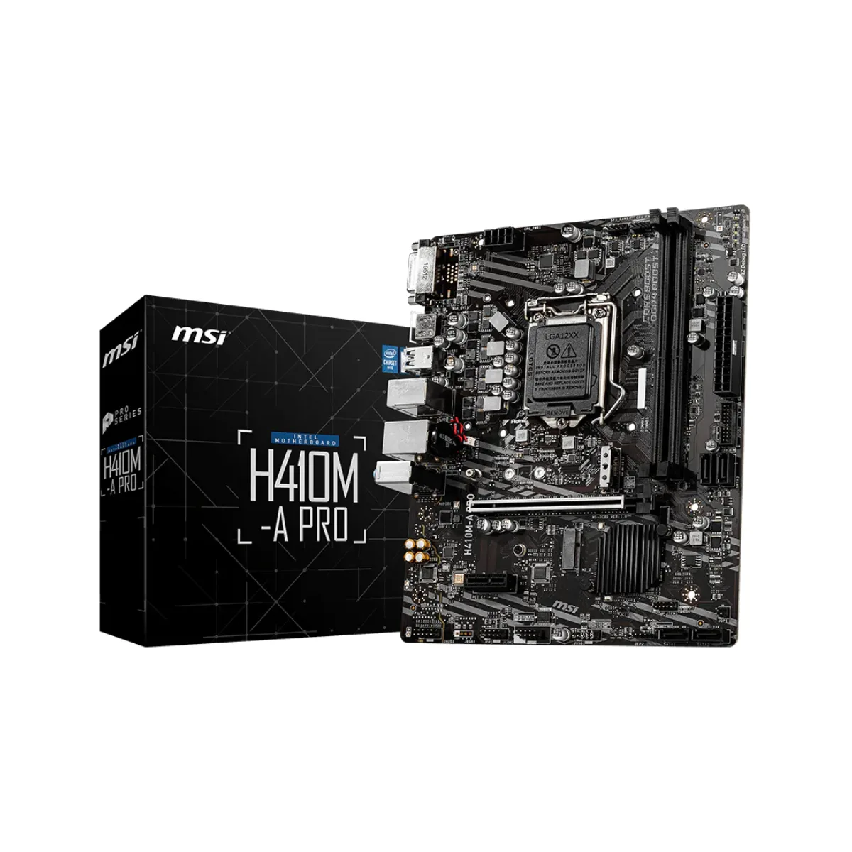 Mother MSI H410M-A PRO s1200 DDR4 (10ma Gen) (0413) — foto 1