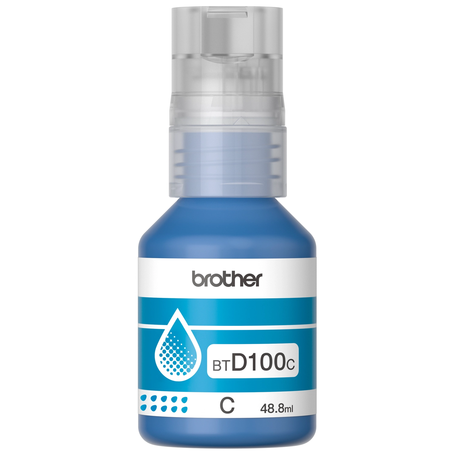 Botella de Tinta Brother BTD100 Cian — foto 5