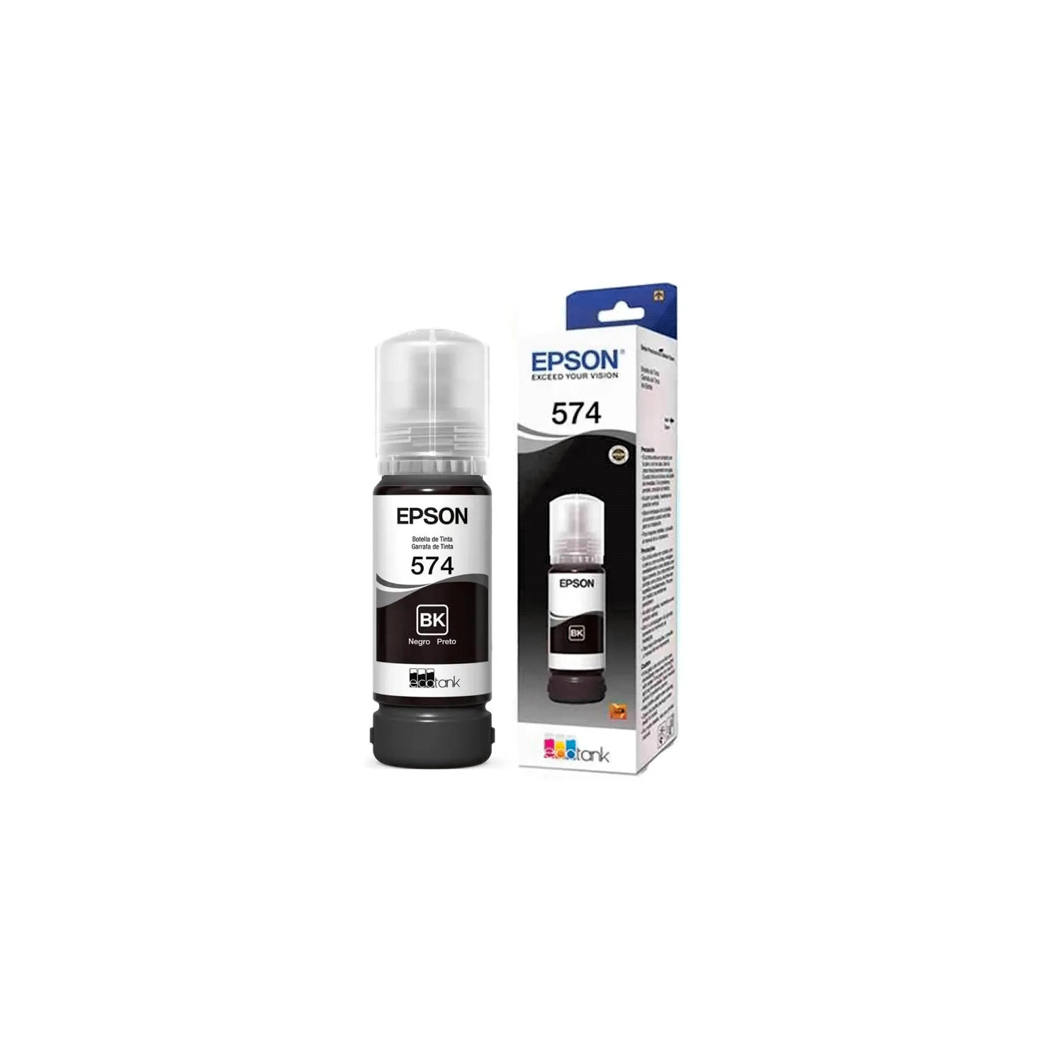 Botella de Tinta Epson 574 Negra — foto 2