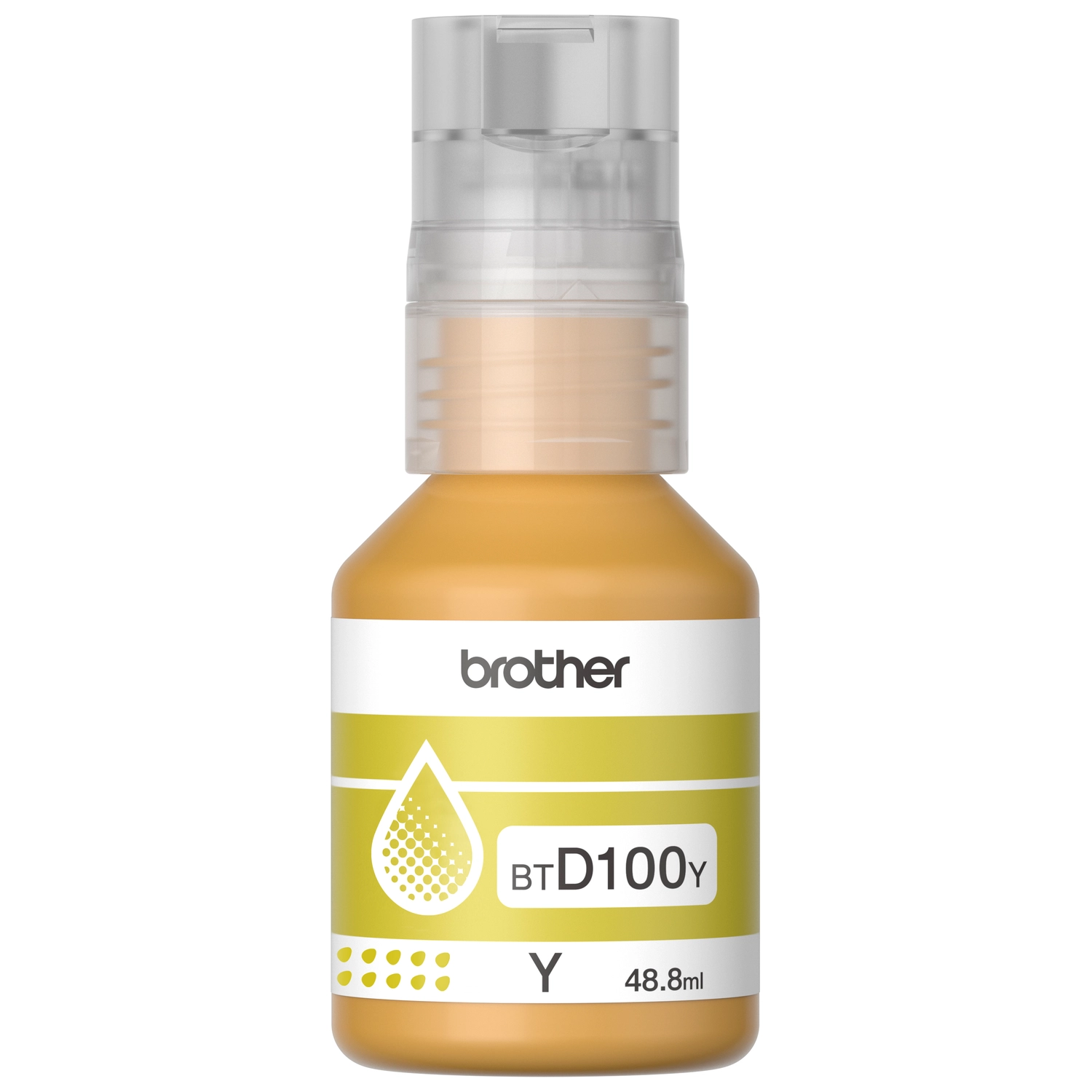 Botella de tinta Brother BTD100 Color Amarilla — foto 5