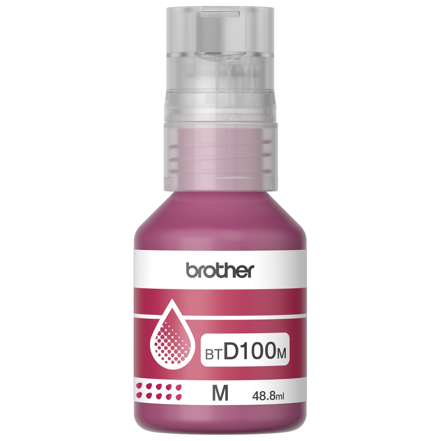 Botella de tinta Brother BTD100 Color Magenta — foto 5