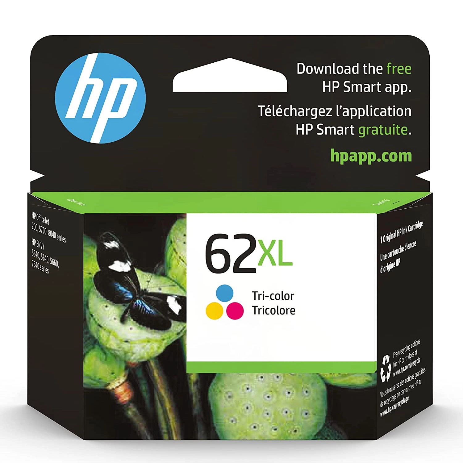 Cartucho de Tinta HP 62XL Color Alto Rendimiento — foto 1