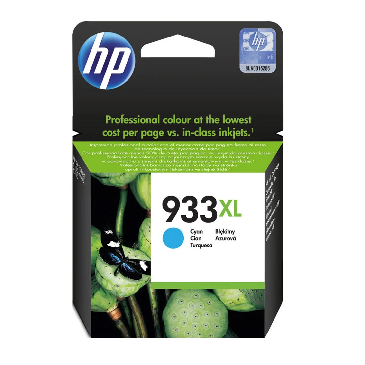 Cartucho de Tinta HP 933XL Cian Alto Rendimiento — foto 1