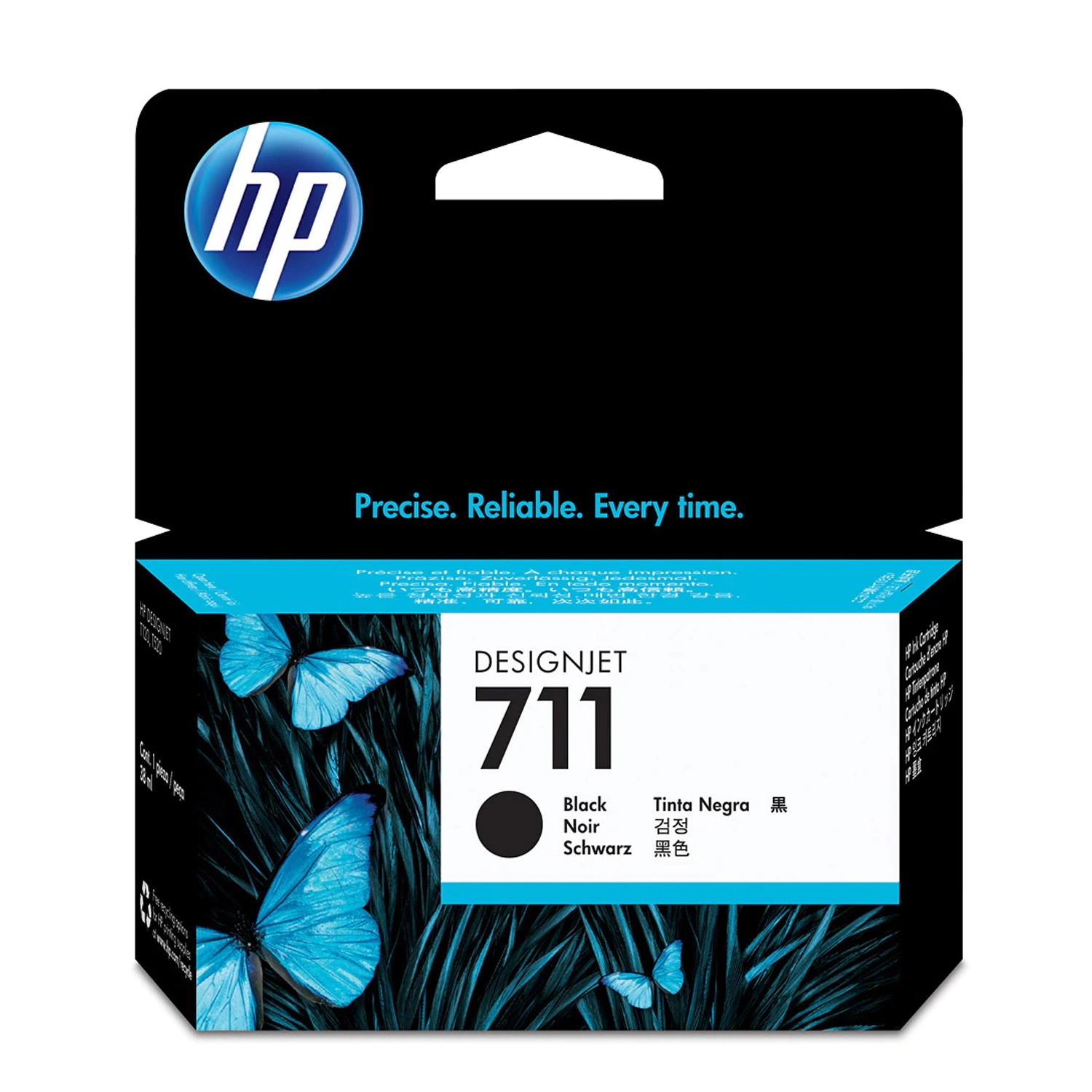 Cartucho de Tinta Plotter HP 711 Negra — foto 1