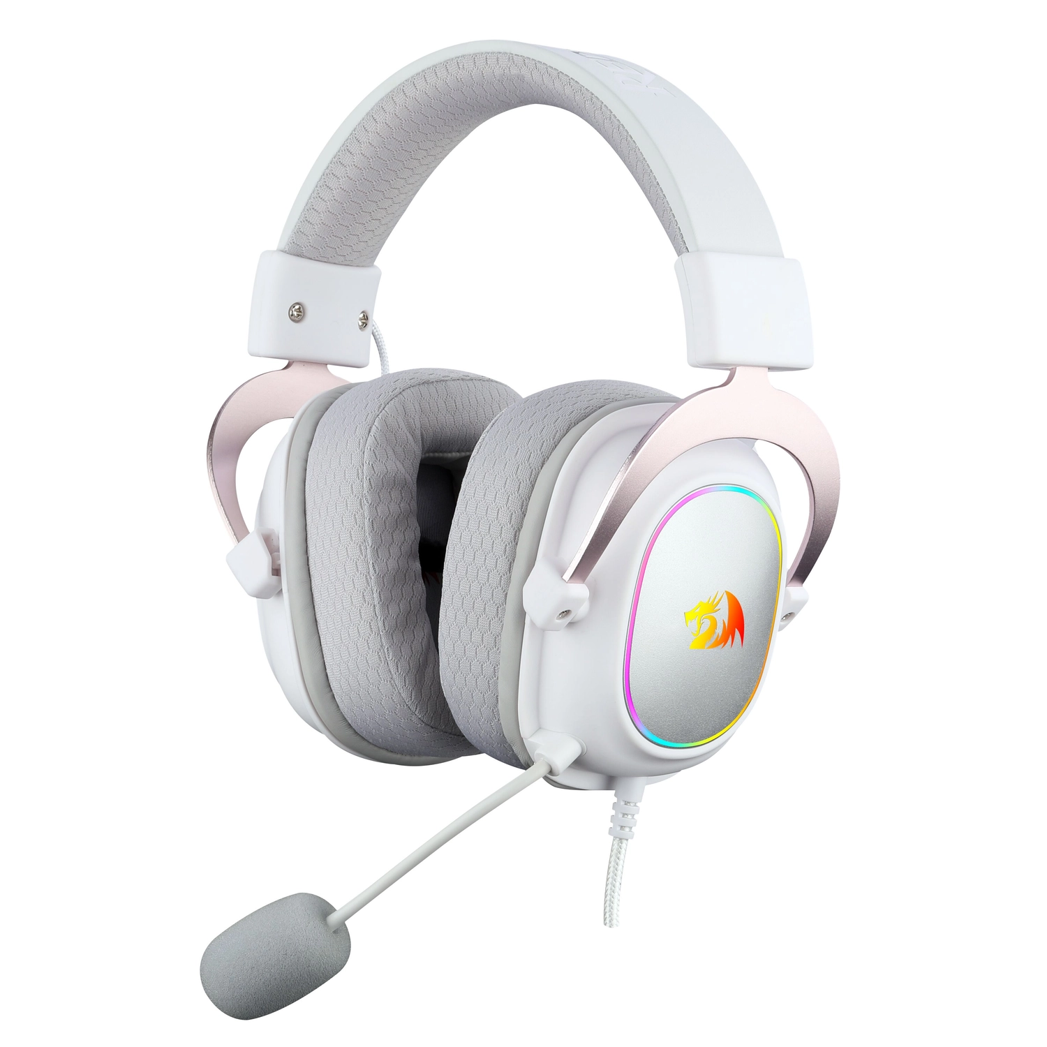 Auricular Redragon Zeus X H510 RGB Blanco — foto 1