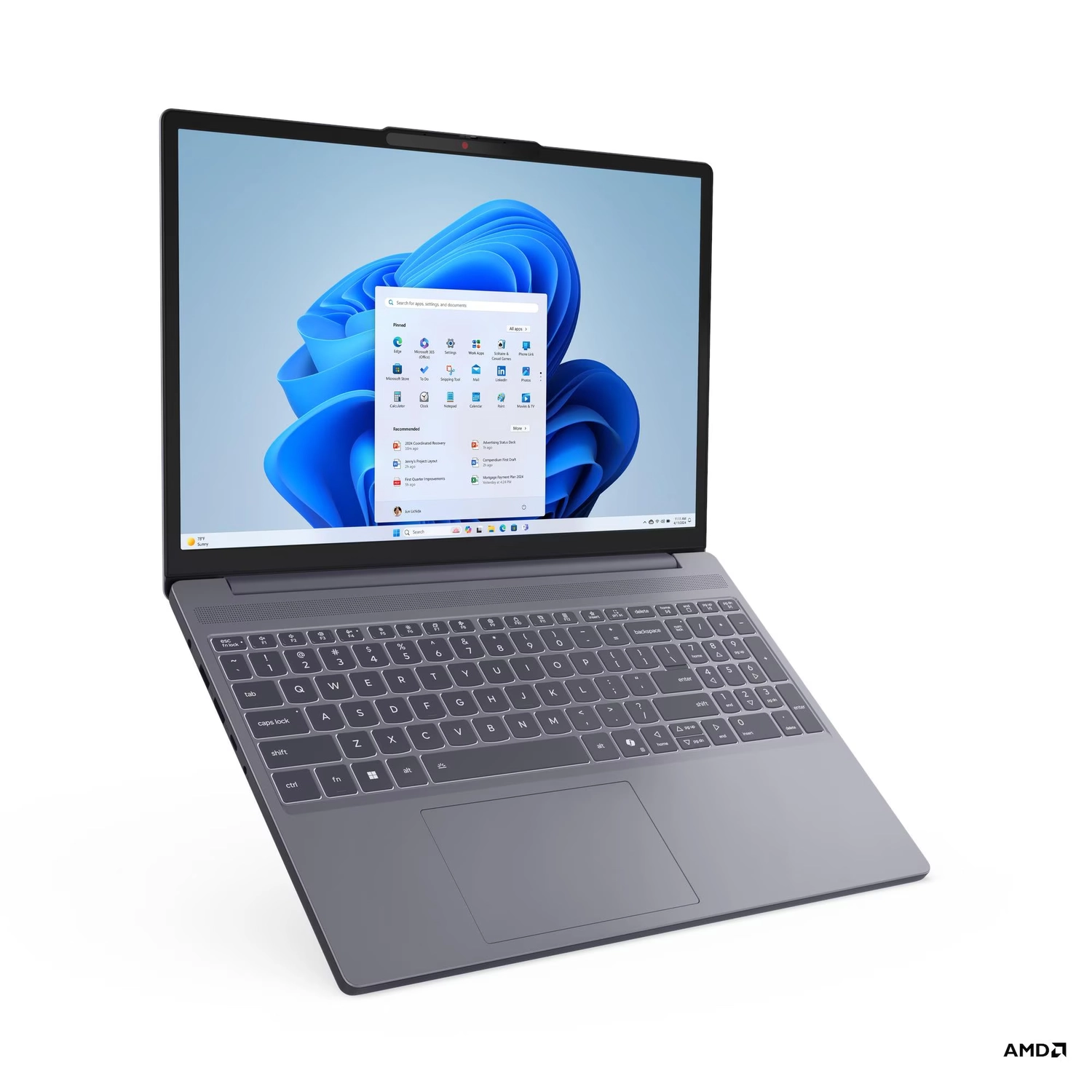Notebook Lenovo IdeaPad 15.3" R7 7735HS 16 gb 512 ssd win 11 home — foto 1