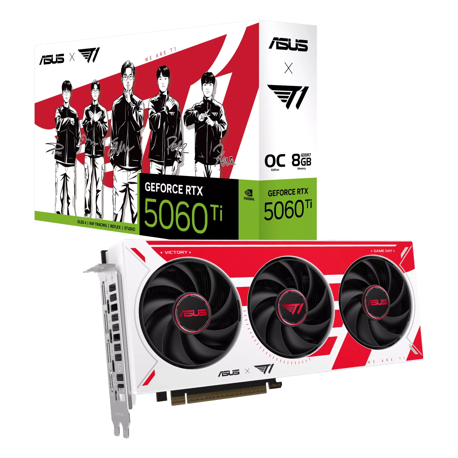 Placa de Video ASUS NVIDIA GeForce T1 RTX5060TI 08 — foto 1