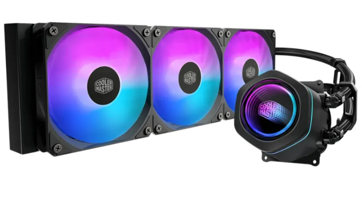 Water Cooler Cooler Master MasterLiquid Core Nex 360 3 Fans 120mm ARGB Black