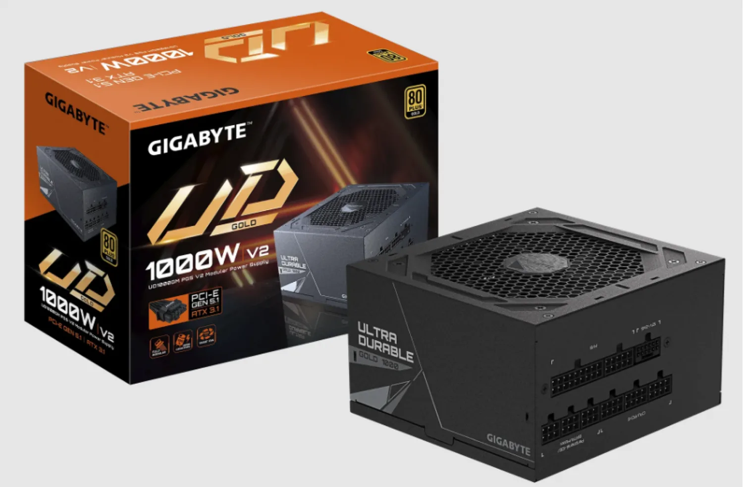 Fuente GIGABYTE UD1000GM PG5 V2 80 Plus Gold Modul