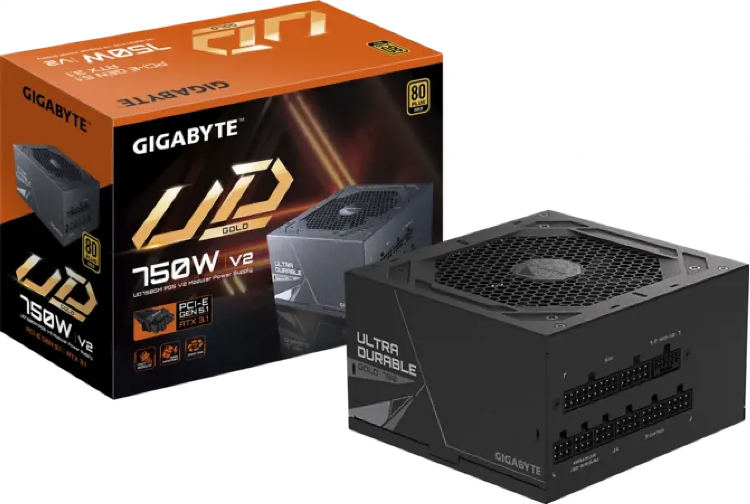 Fuente GIGABYTE UD750GM 80 Gold Modular PG5 V2