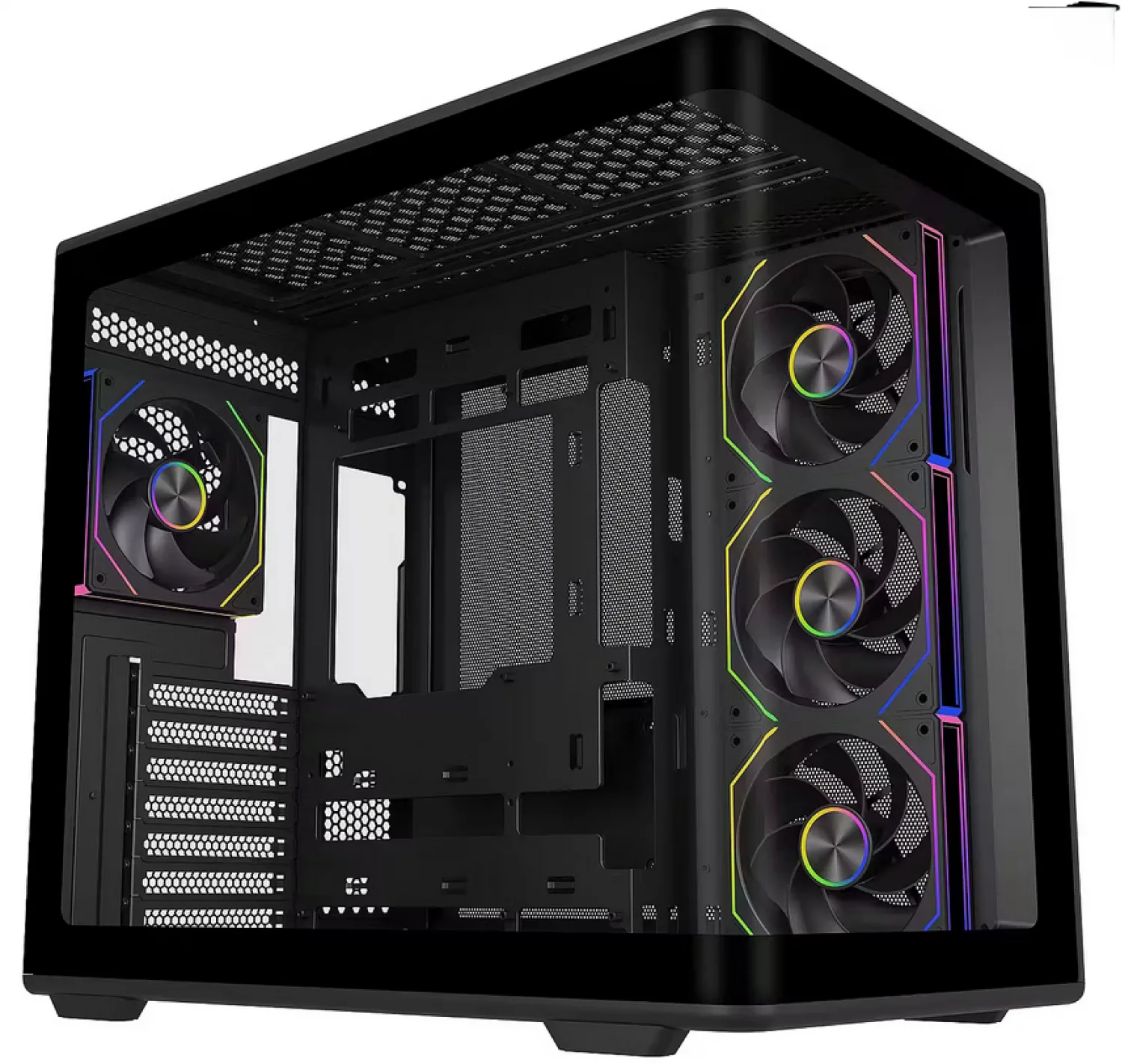 GABINETE COOLER MASTER 600 ELITE BLACK ARGB x 4 COOLERS