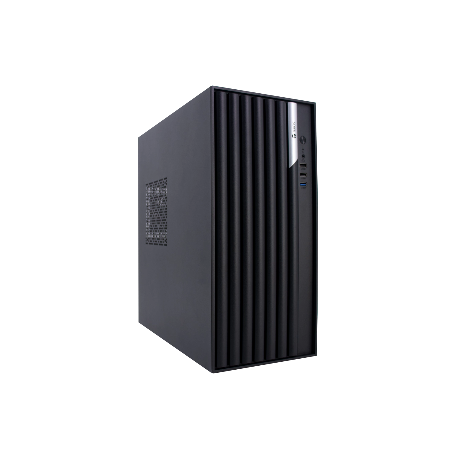 Gabinete Teros TE-1036S Mid Tower c/Fuente 250W Black