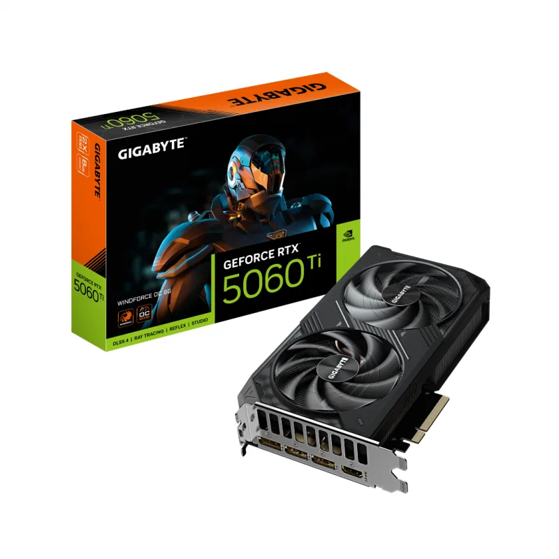 Placa de Video Gigabyte GeForce RTX 5060 Ti 8GB GDDR7 WindForce OC — foto 7