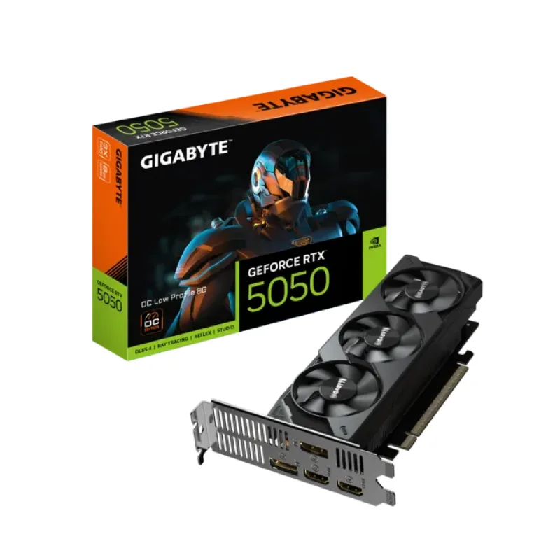 VGA Gigabyte GeForce RTX 5050 OC Low Profile 8G — foto 2