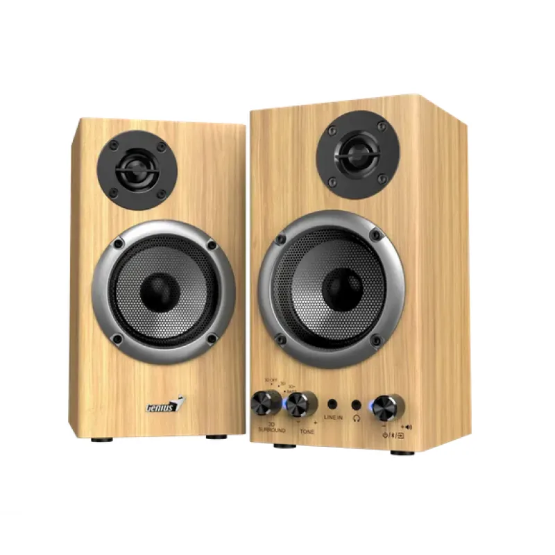 Parlantes Genius SP-HF520 BT,Pine Wood,AR,100-240V (2343)