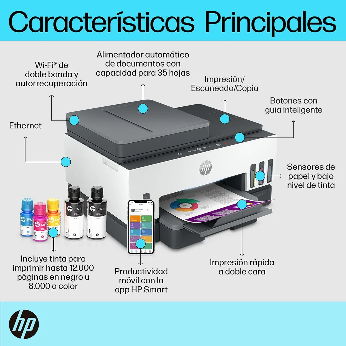 Impresora HP 790 Multifunción Smart Tank — foto 8