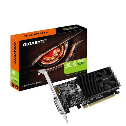 VGA Gigabyte GeForce GT 1030 GDDR4 2G LP (3280) — foto 1