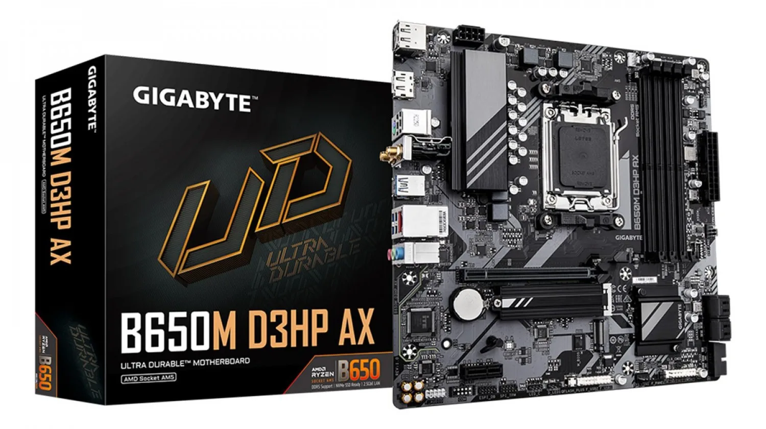 Mother Gigabyte B650M D3HP AX DDR5 AM5 (Serie 7000/8000) (9510)