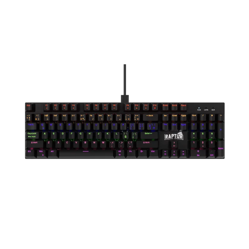 Teclado Gamer Raptor Fireclaw M104 Mecanico Retroiluminado Switch Red Outemu (2139) — foto 4
