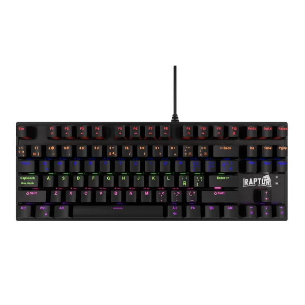 Teclado Raptor Fireclaw M87 Mecanico Retroiluminado Switch Red Outemu (2146) — foto 8