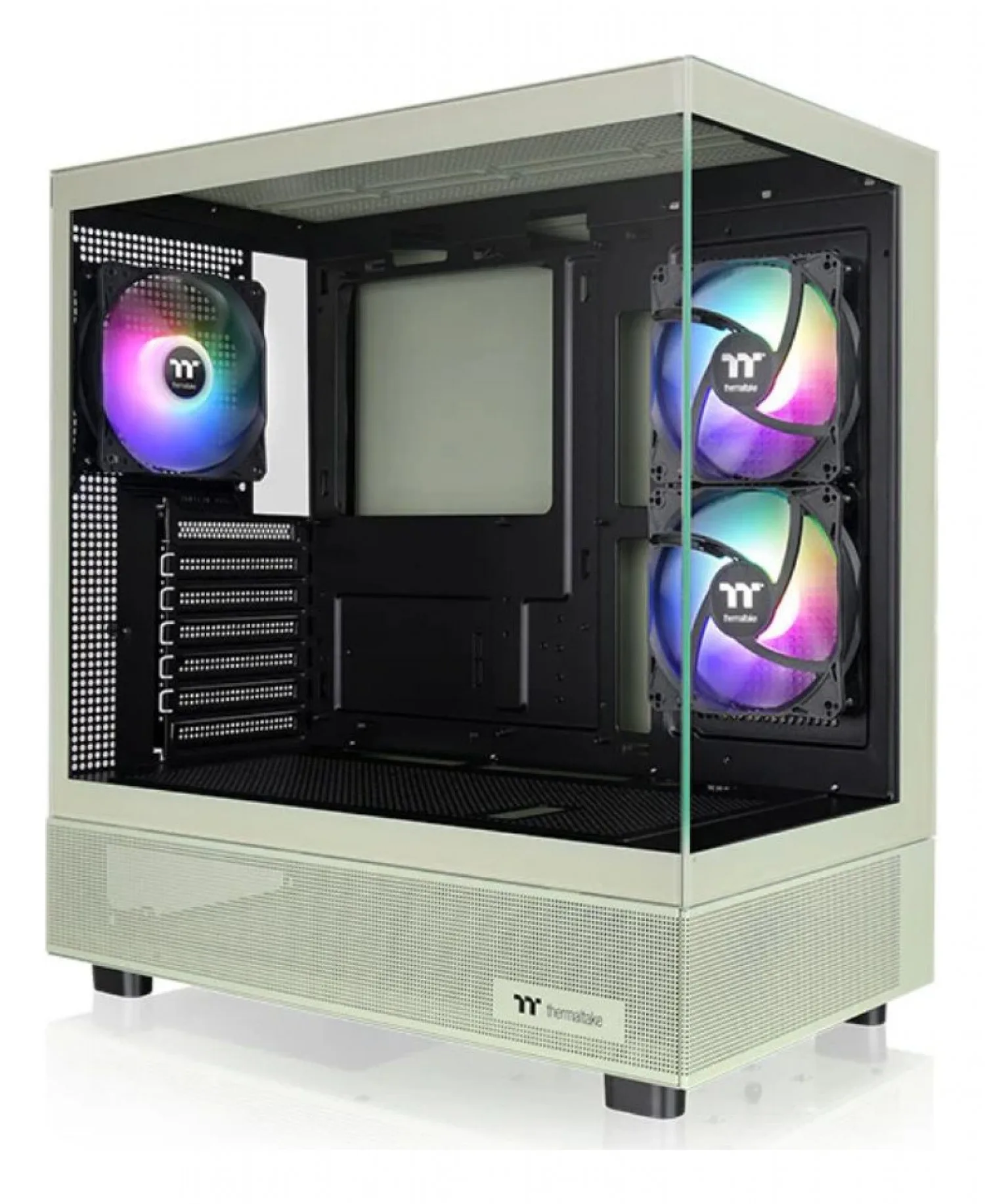 Gabinete TT View 270 Plus Mid-Tower TG X2 Fan ARGB X3 Matcha Green (4205) — foto 4