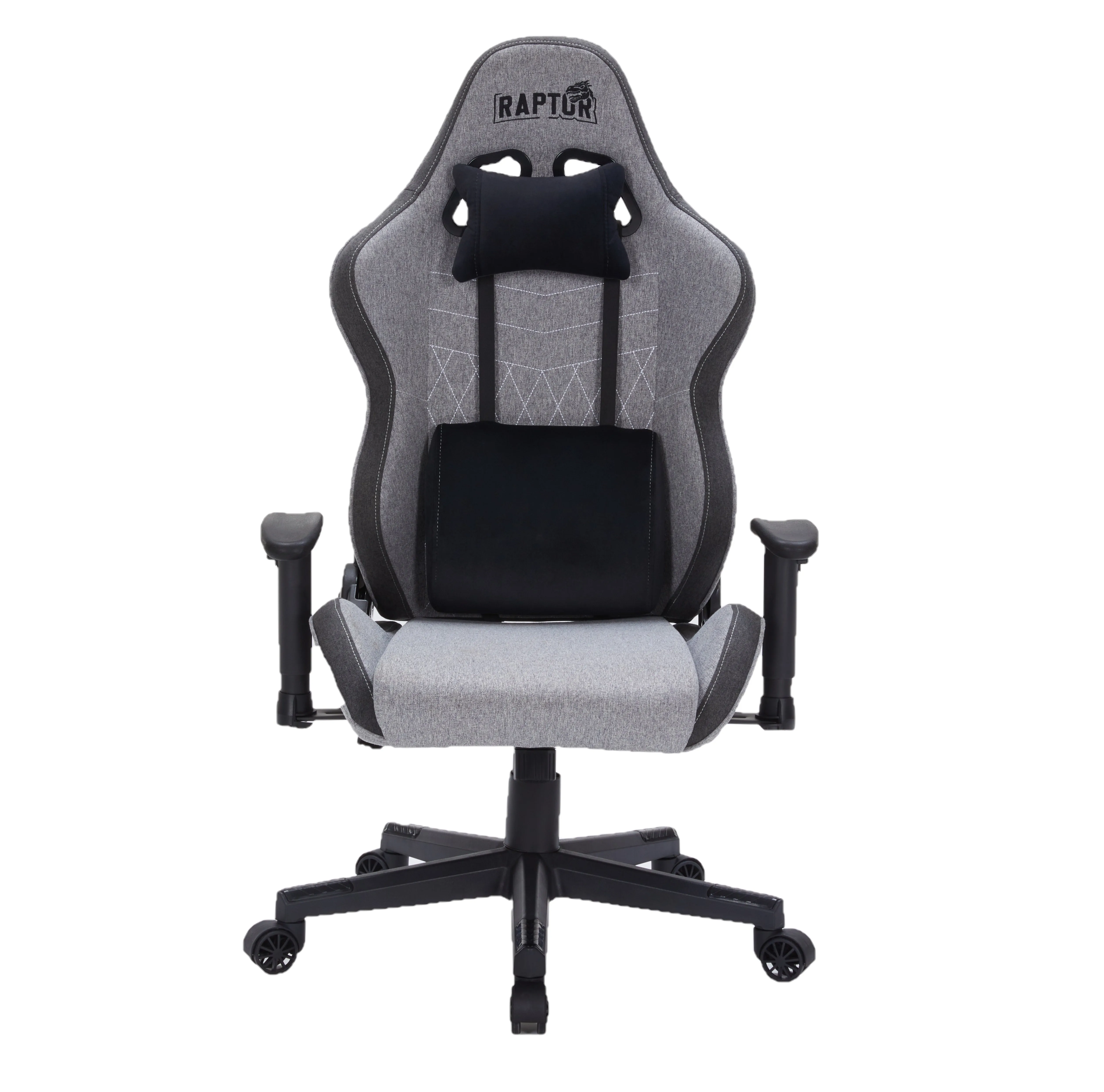 Silla Gamer Raptor Throne R1 Tela Gris (7251) — foto 1