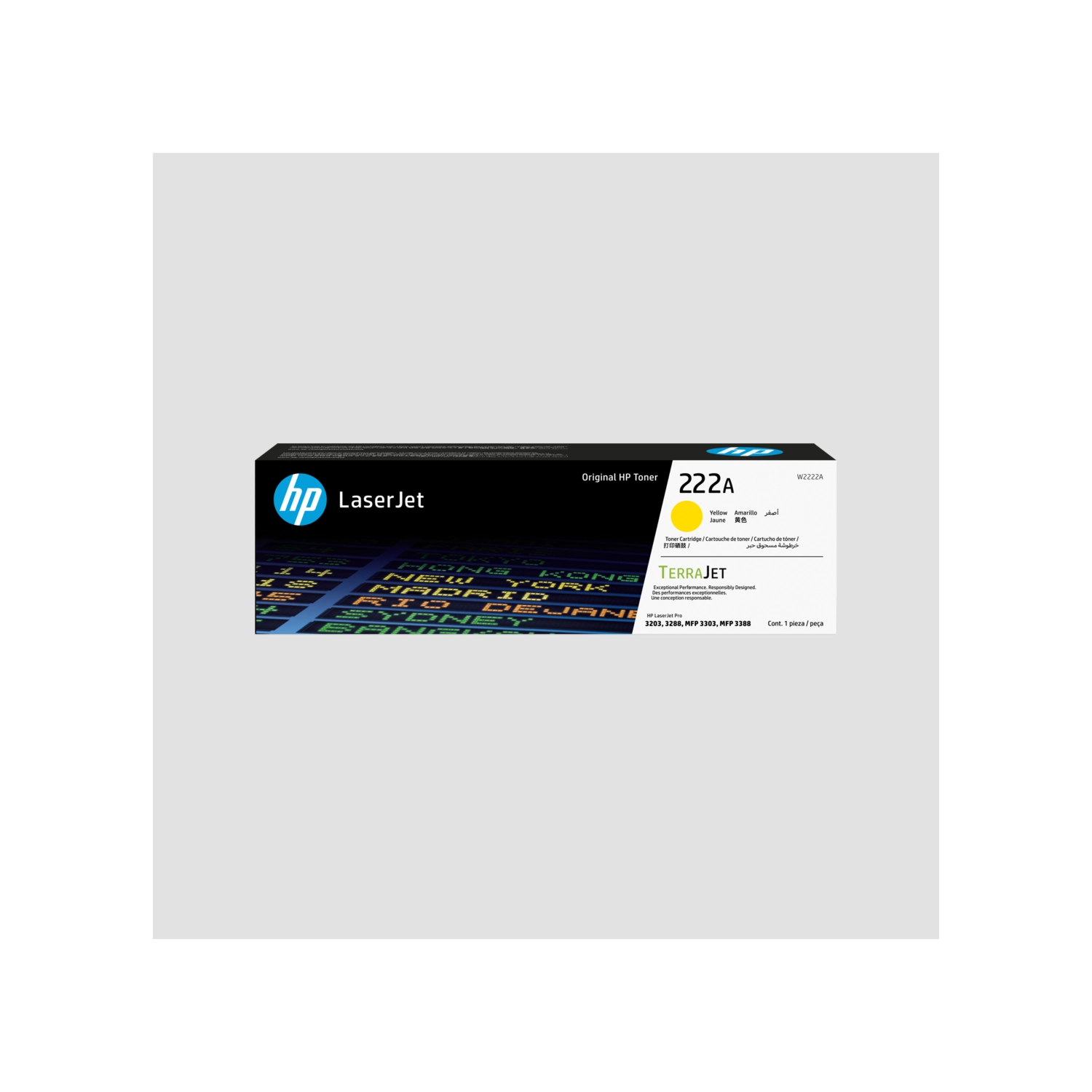 W2222A HP 222A Yel LJ Toner Cartridge (6387)