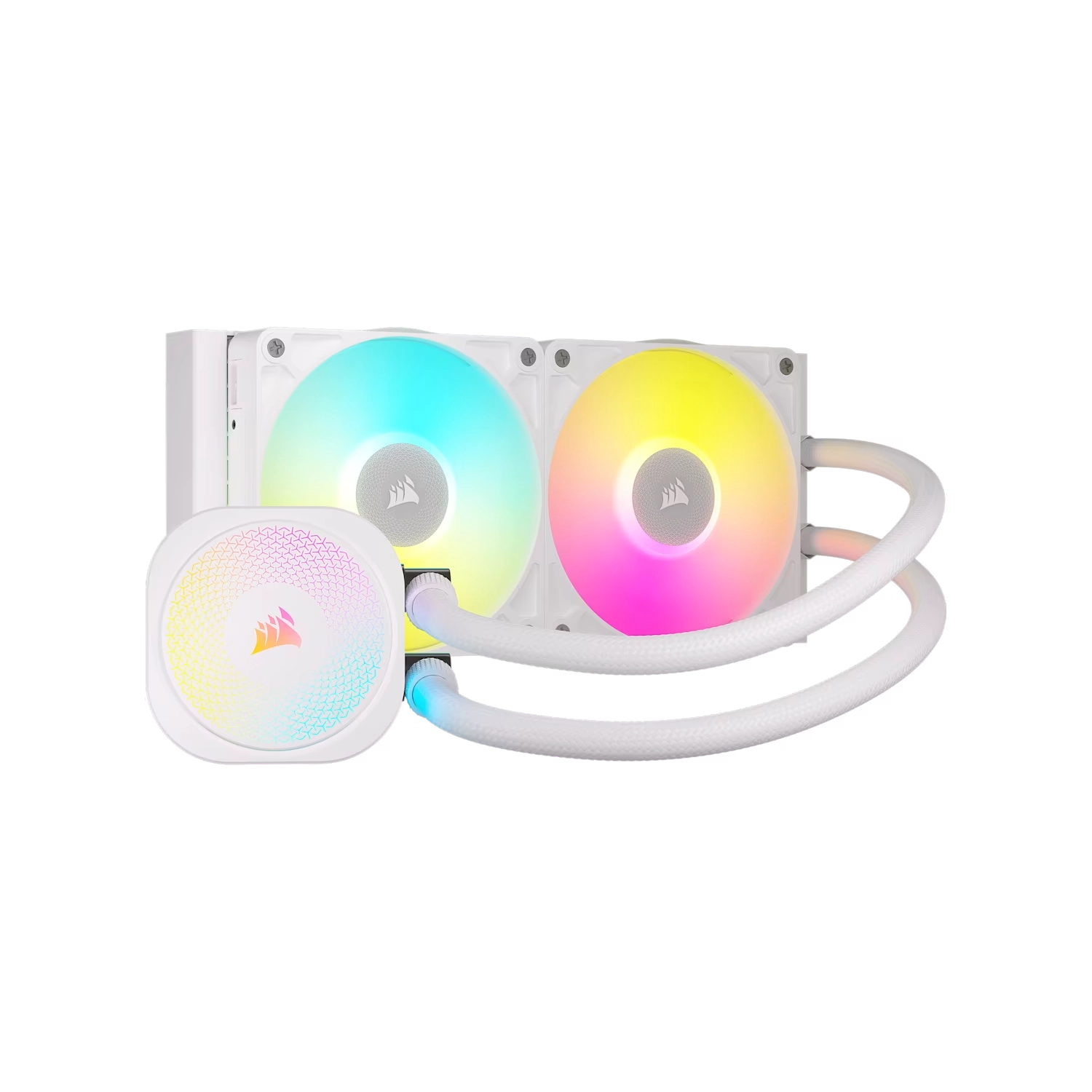 Water Cooling Corsair ICUE LINK TITAN 240 RX RGB 2x CPU Cooler 240mm White (5456)