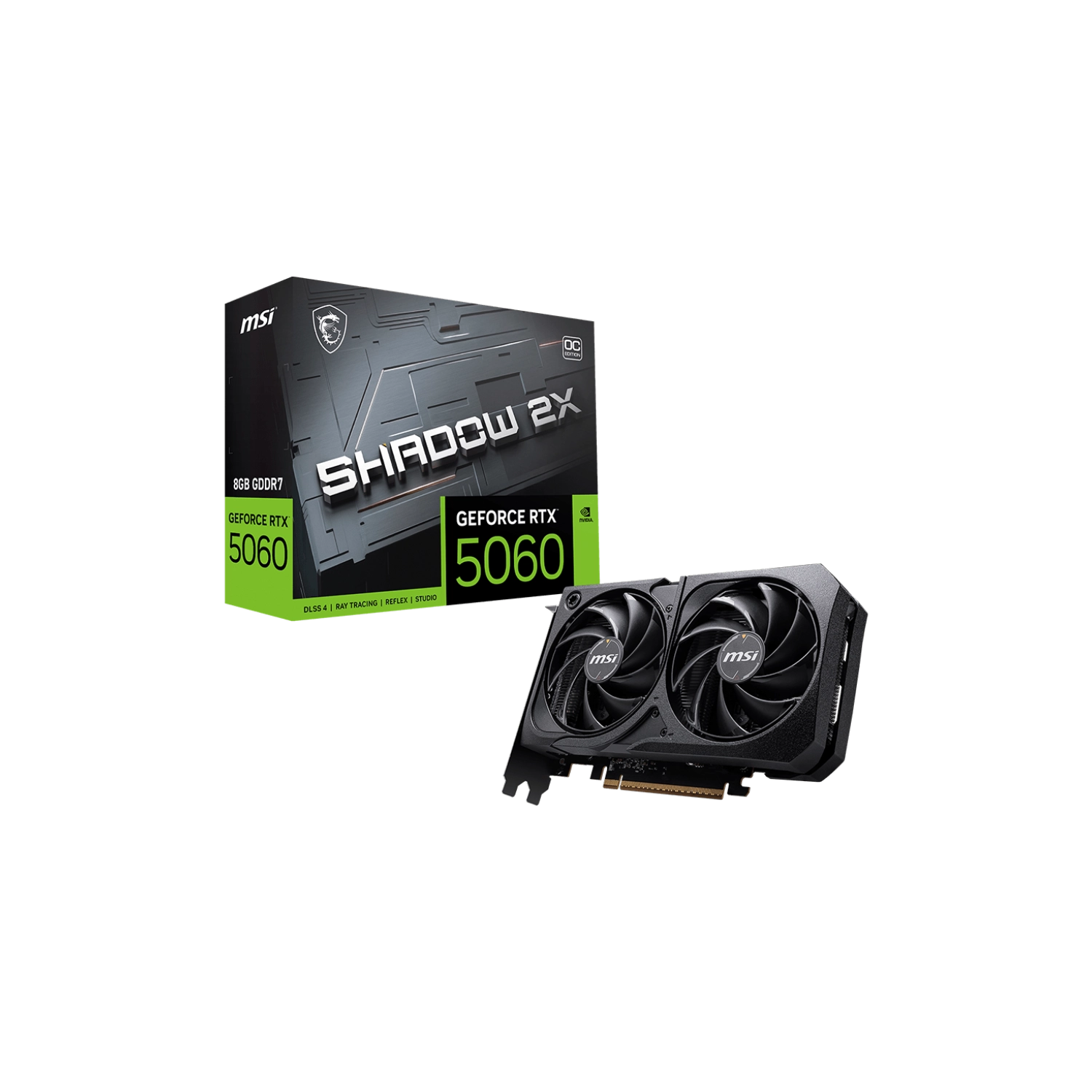 VGA MSI GeForce RTX 5060 8G SHADOW 2X OC (4234) — foto 4