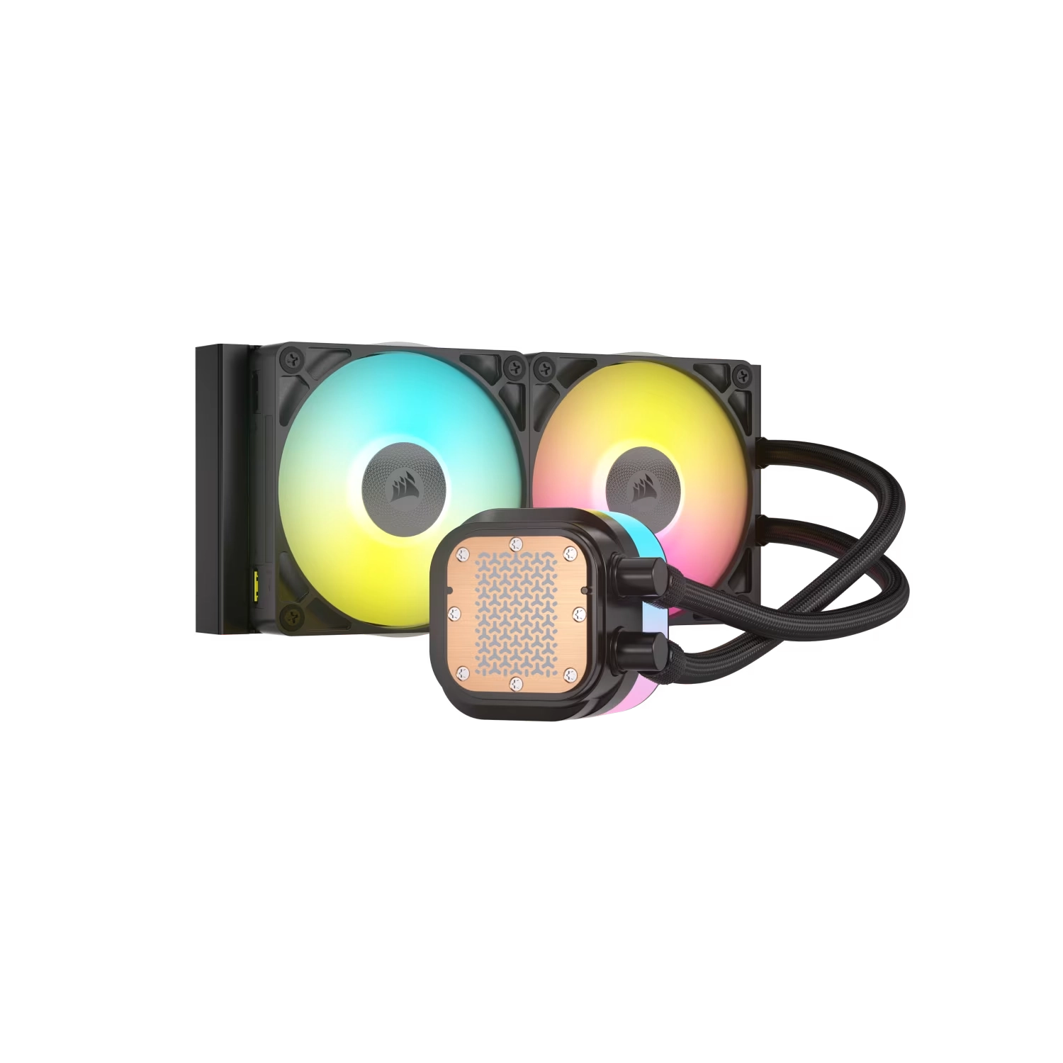 Water Cooling Corsair ICUE LINK TITAN 240 RX RGB 2x CPU Cooler 240mm Black (5418)