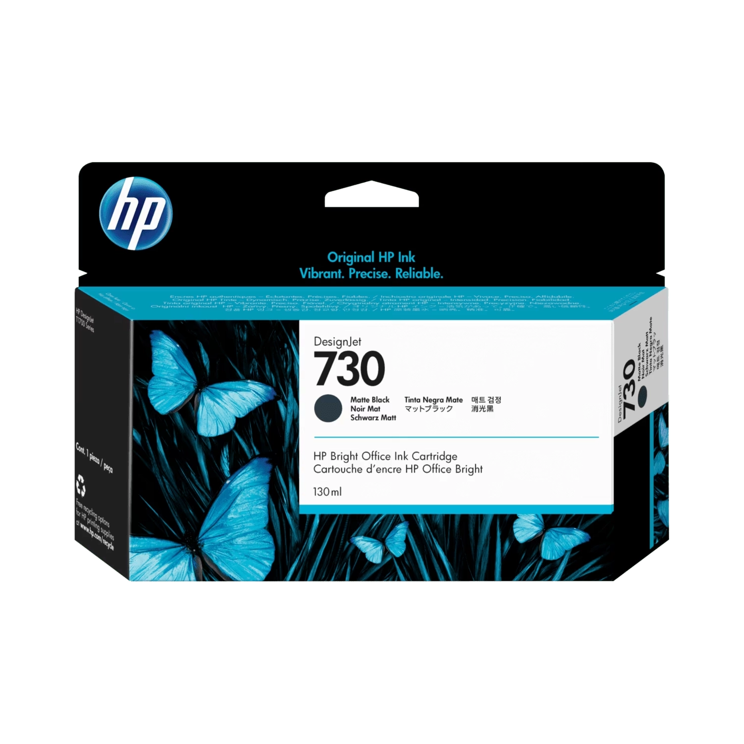 P2V65A HP 730 130-ml Matte Black Ink (6968) — foto 2