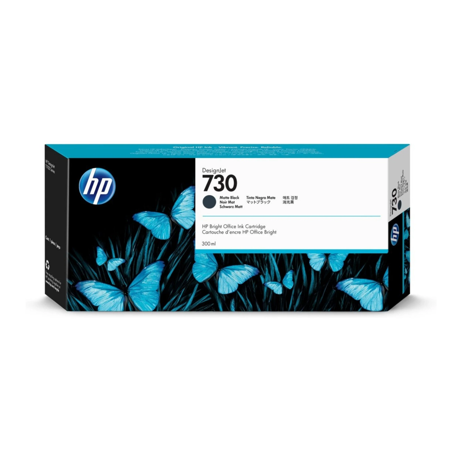 P2V71A HP 730 300-ml Matte Black Ink (1296)