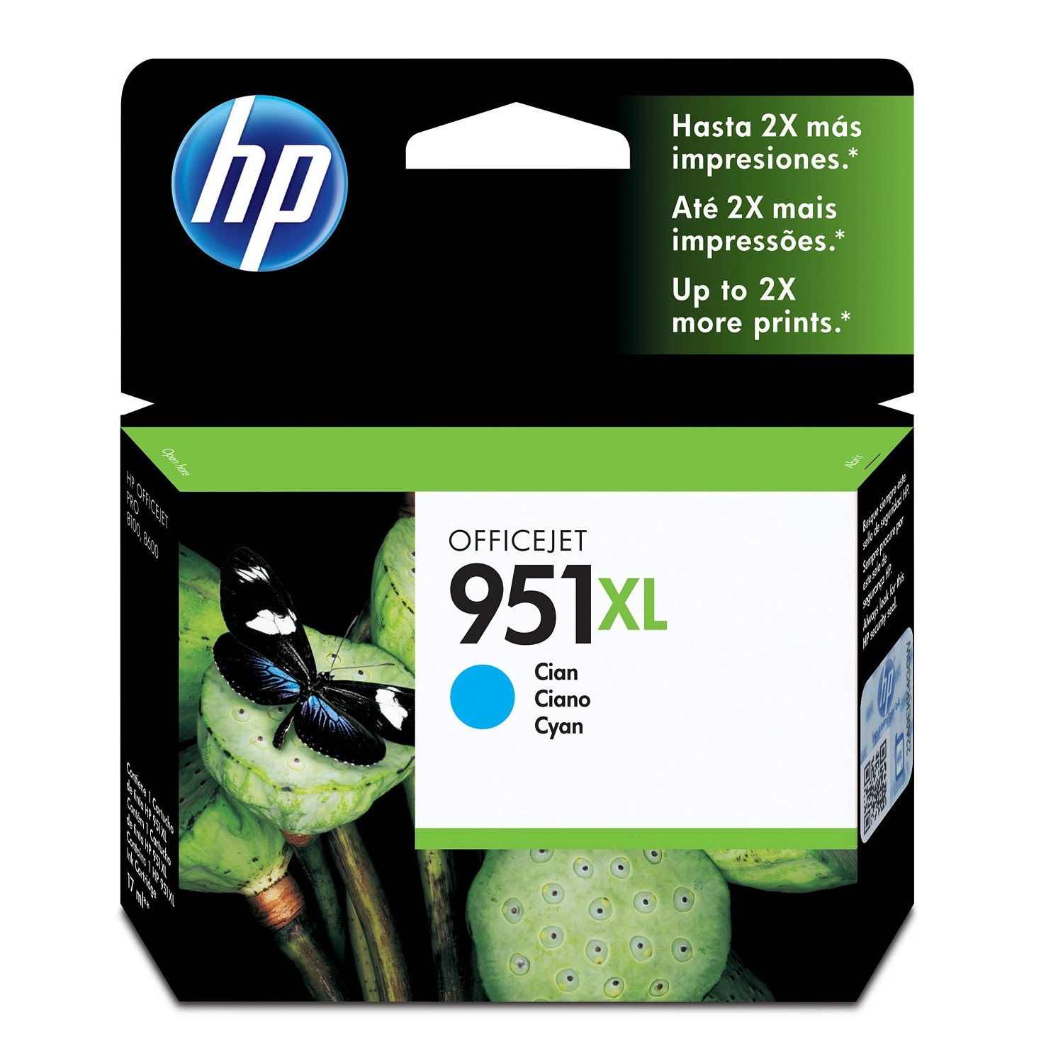 HP 951XL Cyan Ink Cartridge CN046AL (9857) — foto 2