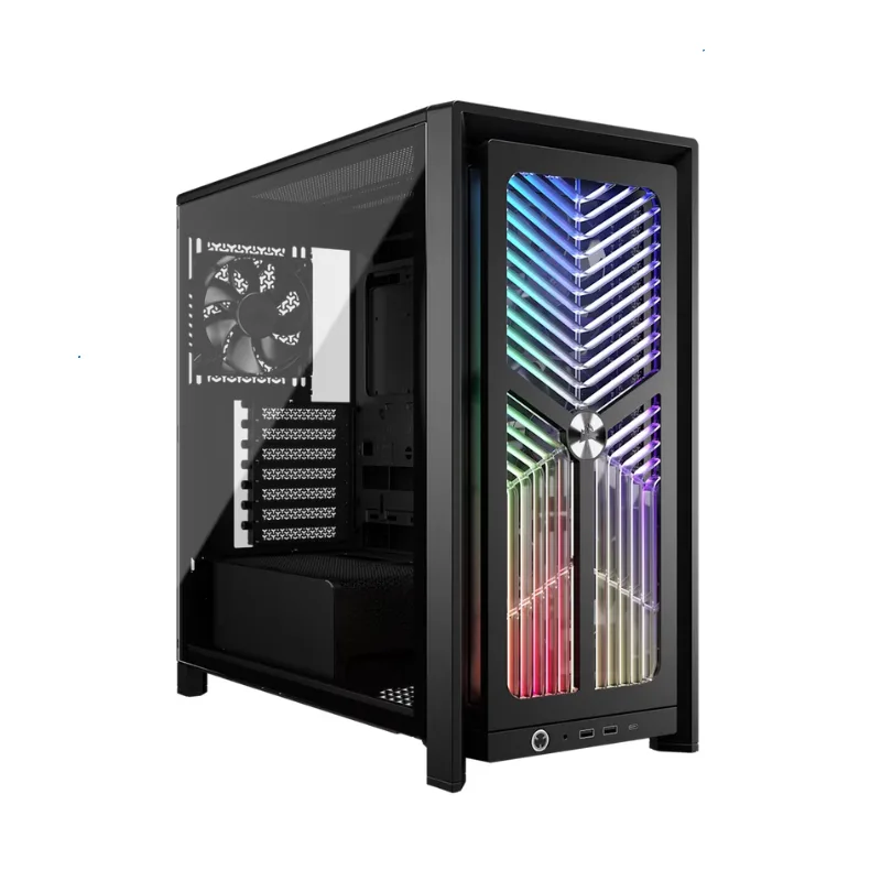 Gabinete Corsair FRAME 4000X RS Mid-Tower TG Fan X3 Black (8828) — foto 3