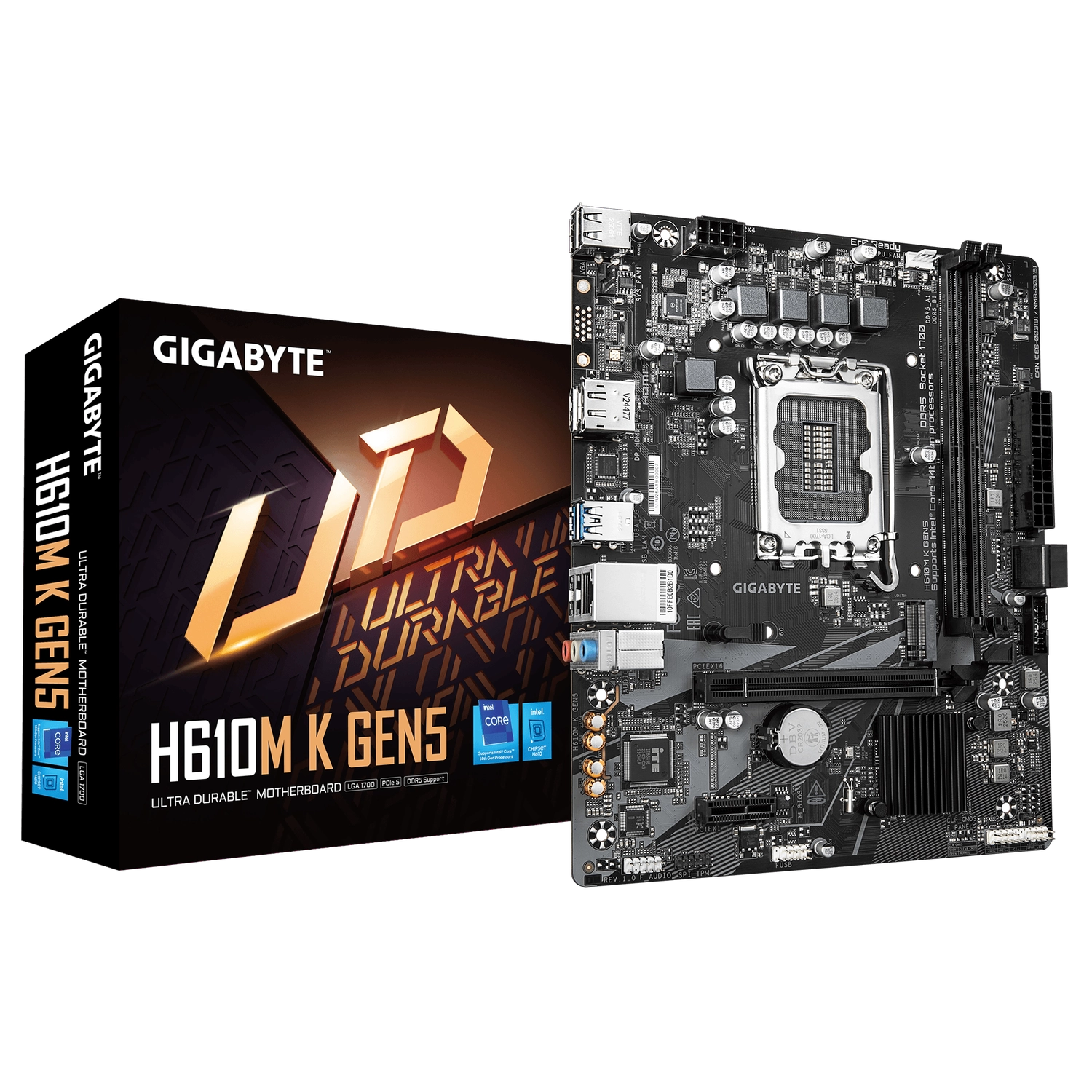 Mother Gigabyte H610M K GEN5 DDR5 1700 (12va/13va/14va Gen) (0149) — foto 4