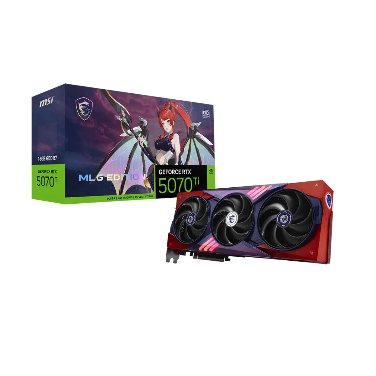 VGA MSI GeForce RTX 5070 Ti 16G MLG EDITION OC (0088) — foto 4
