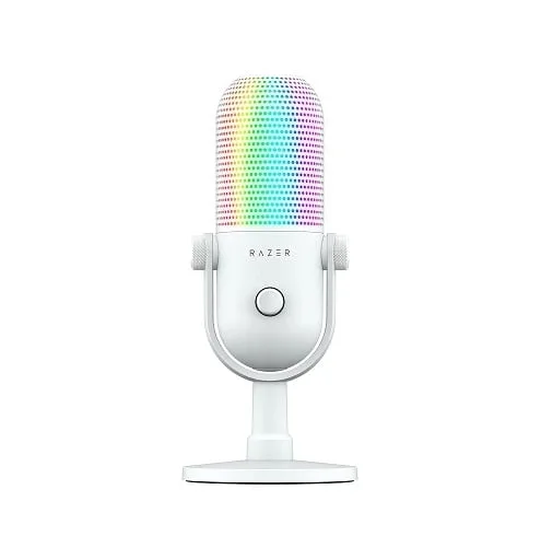 MICROFONO RAZER SEIREN V3 CHROMA WHITE RGB USB-C — foto 2