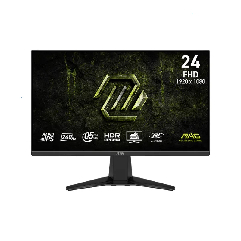 Monitor Gamer MSI 24" MAG 245F FHD Rapid IPS 240Hz 0.5ms 2xHDMI + 1xDP (II) (3242)