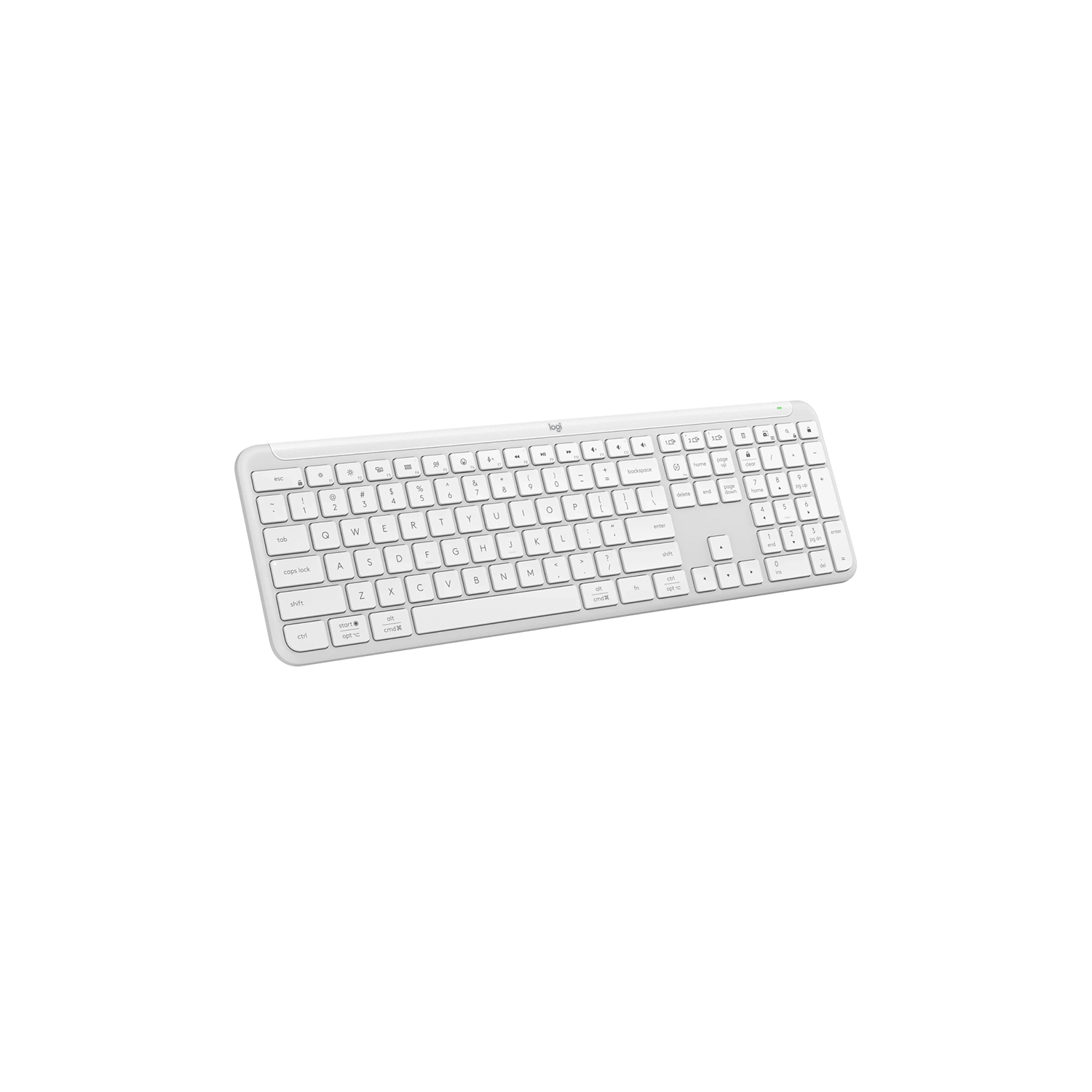 Teclado Logitech K950 Slim White 920-012593