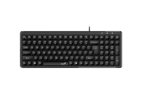 Teclado Genius LuxeMate 120 Black USB (3951)
