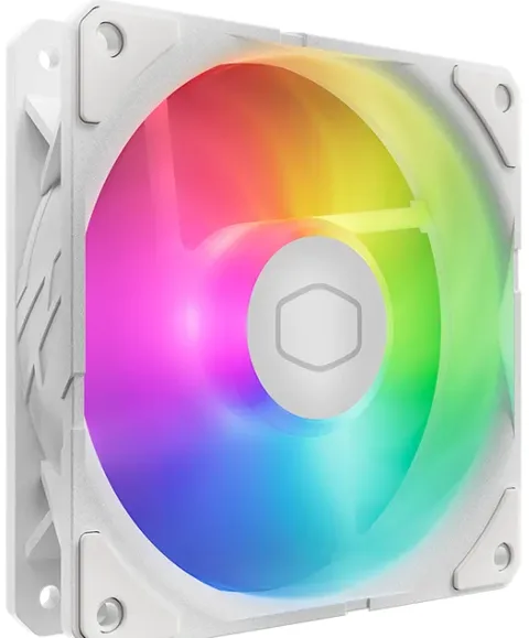 COOLER PARA GABINETE COOLER MASTER FAN SICKLEFLOW EDGE 120 ARGB WHITE EDITION