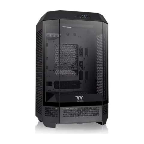 Gabinete TT The Tower 300 Mid-Tower TG X3 Fan X2 Black (1051)