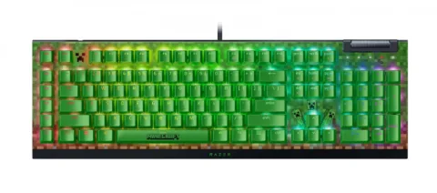 Teclado Razer BlackWidow V4 X Mechanical RGB (Green Switch) Minecraft Edition (2936)