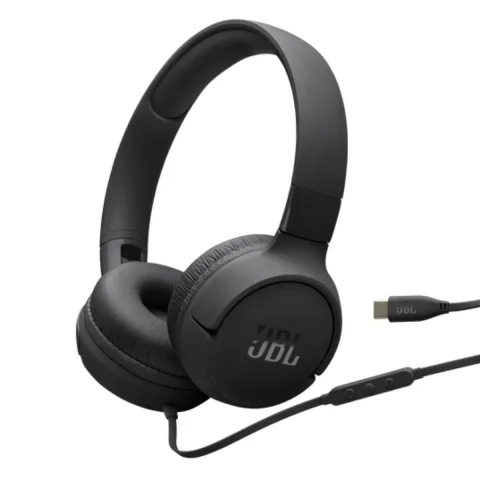 AURICULAR JBL T520C ON-EAR USB C NEGRO (3217)