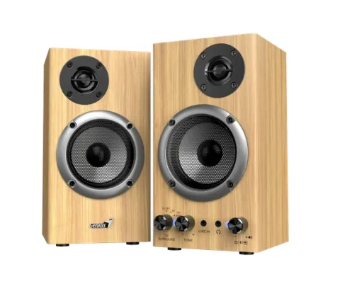 Parlantes Genius SP-HF520 BT,Pine Wood,AR,100-240V (2343)