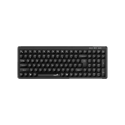 Teclado Genius LuxeMate Q7100 AI SP Black BT+2.4GHZ,KB (3043)